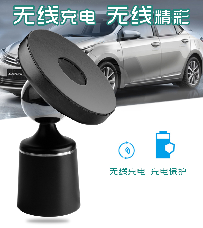 YMP-QI車載無(wú)線快速充電器2合1多功能C6-02