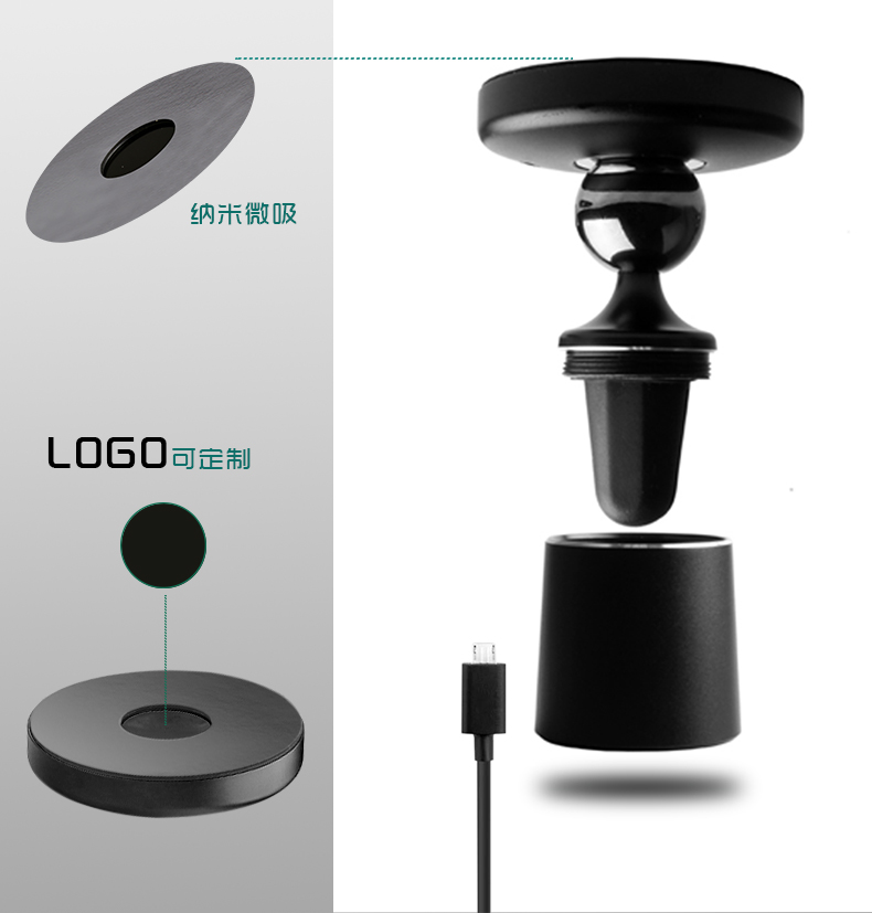 YMP-QI車載無(wú)線快速充電器2合1多功能C6-05