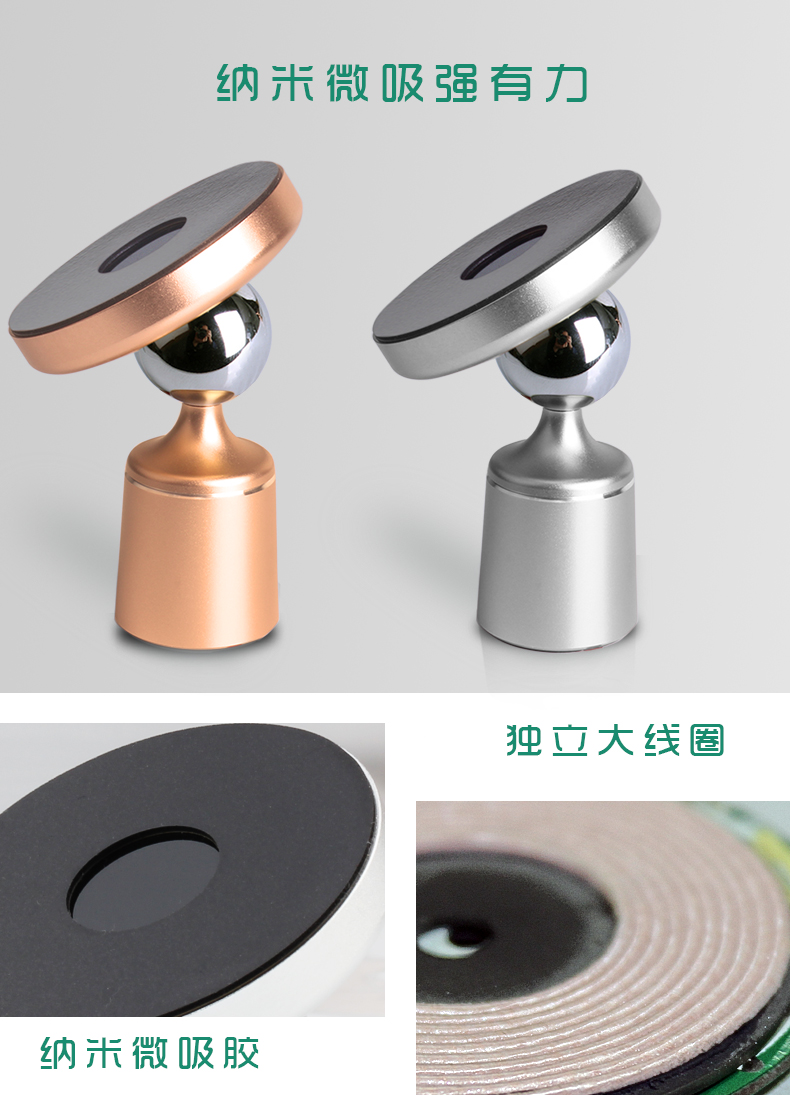 YMP-QI車載無(wú)線快速充電器2合1多功能C6-08