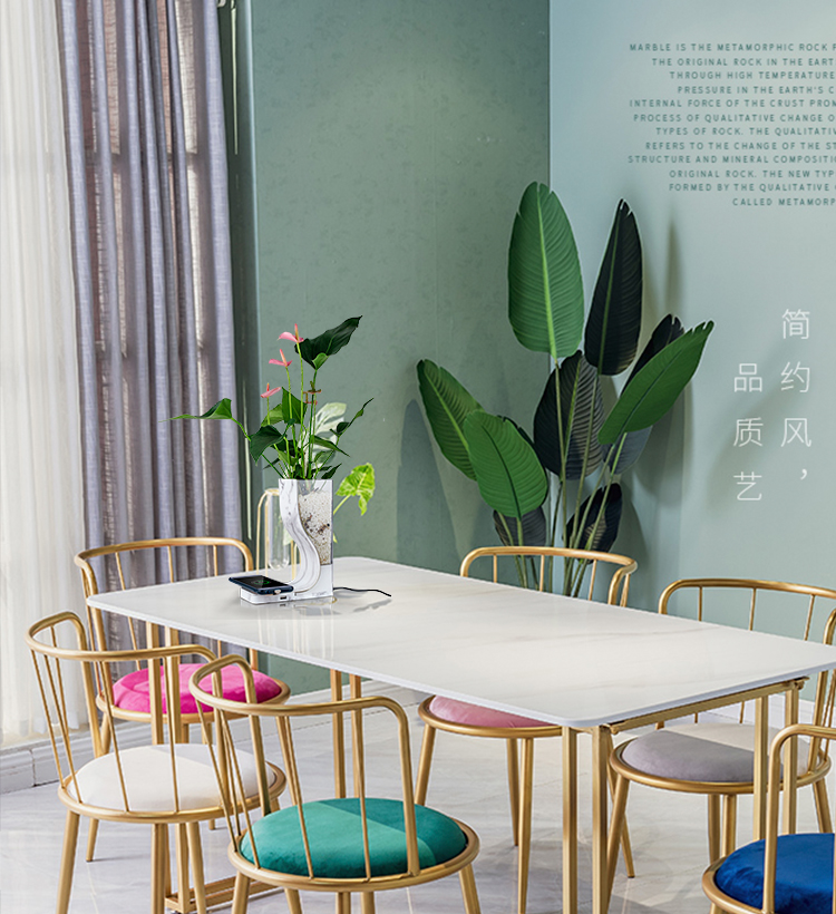 Qi快速無(wú)線充電器床頭柜花瓶無(wú)線器-04