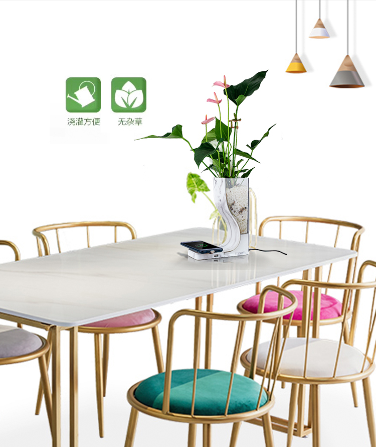 Qi快速無(wú)線充電器床頭柜花瓶無(wú)線器-06